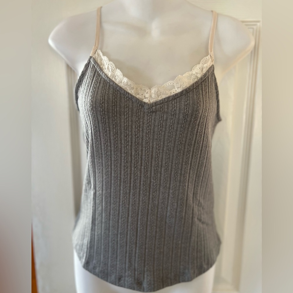 NWT Blu Pepper Lace Trim Cami Top S-L